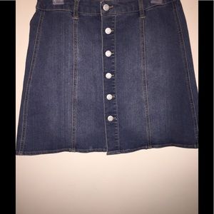 Denim Mini Skirt